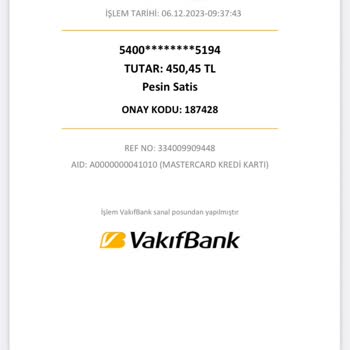 Getir Araç Kabarık Fatura
