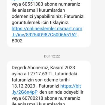 D-Smart İptal Edilen Servis Ve İade Sorunu