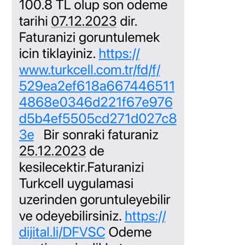 Turkcell Anlamsız Fatura Sorunu