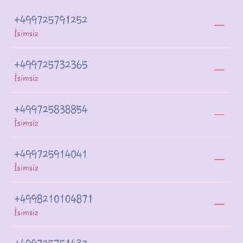 Vodafone +499 Lu Numaralardan Mesajlar