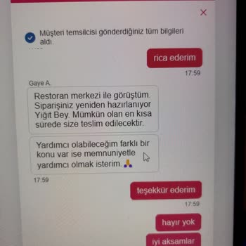 Yemeksepeti McDonald's 3 Saatimi Benden Aldılar