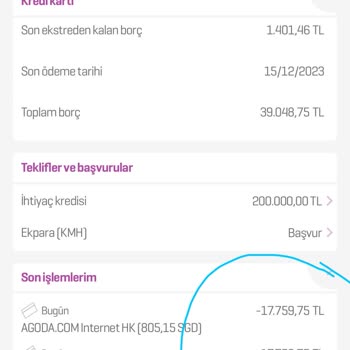 Para İadesi Agoda.co
