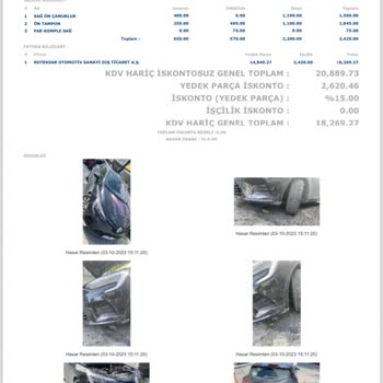 Getir Araç Moov Sebepsiz Fatura