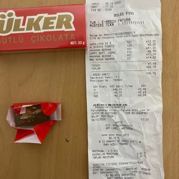 Ülker Çikolata Üzerinde Ki Lekeler