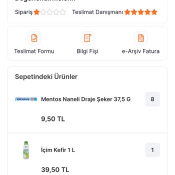 Migros Eksik Ürünler Gelmesi