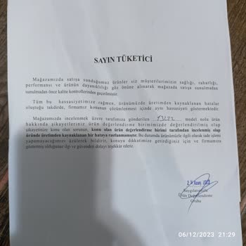 Greyder Markasının Kusurlu Ayakkabı Satışı Ve Ürüne Sahip Çıkmaması.