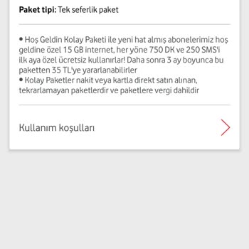 Vodafone Faturasız Paket Yanıltıcı Bilgi