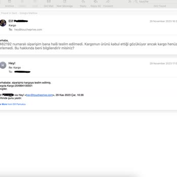Touché Privé Siparişim Hala Kargolanmadı