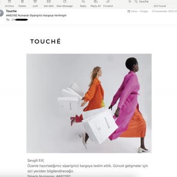 Touché Privé Siparişim Hala Kargolanmadı