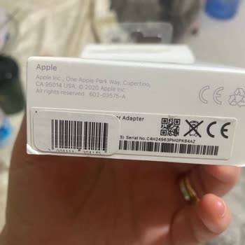 Migros'tan Aldığım 20 W Apple Şarj Cihazı