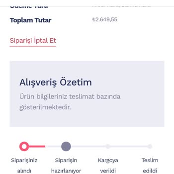 Penti Sipariş İptali Yapmıyor