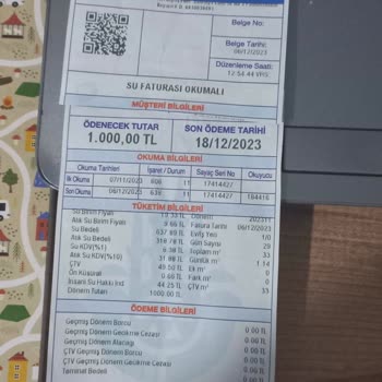 İSKİ - Yüksek Tutarlı Fatura