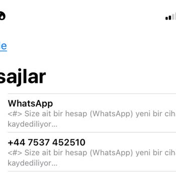 WhatsApp Farklı Numaralardan Aranmam. Ve Sürekli WhatsApp Kodu Gelmesi.