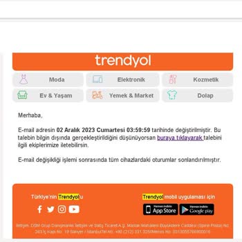 Trendyol Güvenlik Açığı Hesabıma Tanımlı K. K Bilgilerimin Çalınması