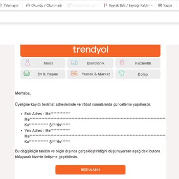 Trendyol Güvenlik Açığı Hesabıma Tanımlı K. K Bilgilerimin Çalınması