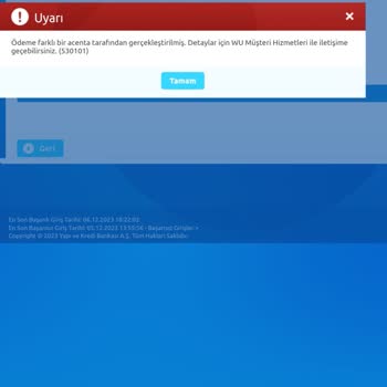 Western Union Parayı Geri Hesaba Gönderme