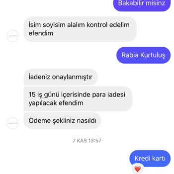 Laminta Ücret İadesi Yapmıyorlar
