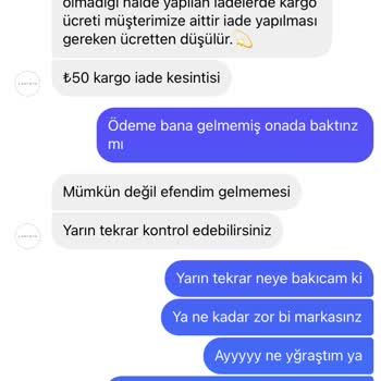 Laminta Ücret İadesi Yapmıyorlar