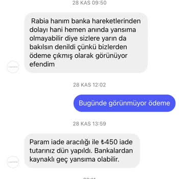 Laminta Ücret İadesi Yapmıyorlar