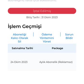 Exxen Üyelik İptali Olduğu Halde Ücret Kesintisi Yapılması