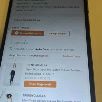 Trendyol Milla Eksik Ürün Gönderip Parasını İade Etmiyor!
