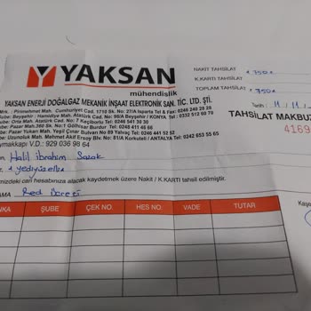 Torosgaz Ve Yaksan Test Yapmadan Red Verilmesi