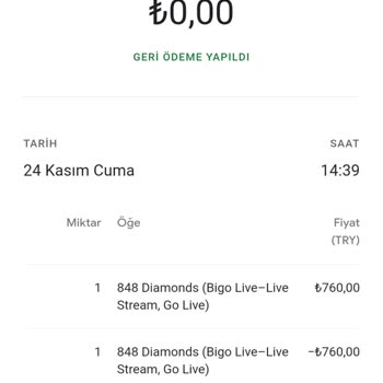 Yapı Kredi Bankası Google Play Geri Ödeme Sorunu!