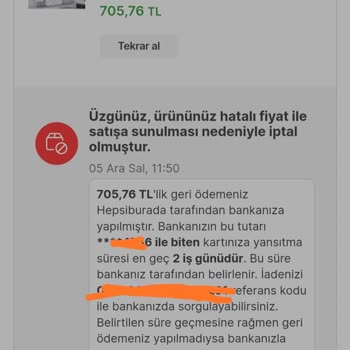 Hepsiburada İndirimdeki Ürün Tedarik Edilmez Mi