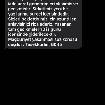Nare Giyim Ürünüm Hala Gelmedi!