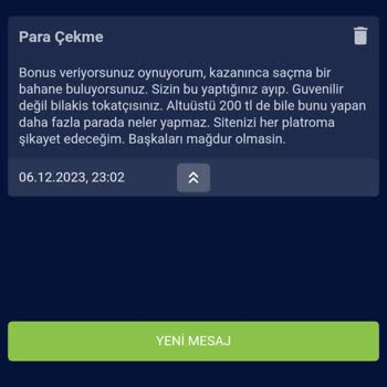 Cashwin Online Oyun Sitesinde Yaşanan Mağduriyet