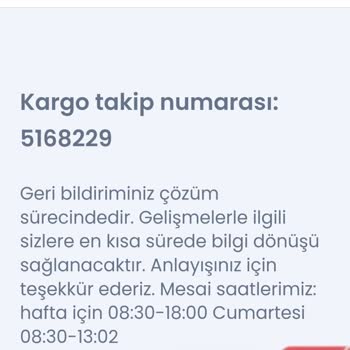 Aras Kargo'da Kaybolan Paketim