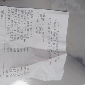 BİM Gofgof Bozuk Ürün