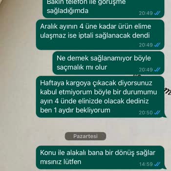Eyyo Gönderilmeyen Ve İadesi Yapılmayan Ürün