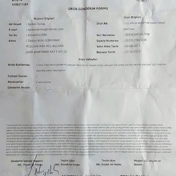 Teknosa'dan Aldığım TCL Marka Akıllı Saat Sorunu