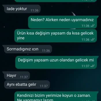 Stilzade Moda İade Değişim Yapılmıyor
