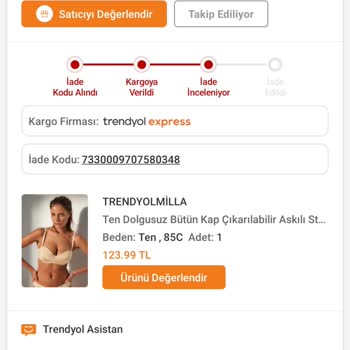 Trendyol Ürünüm Bana İade Edilmedi