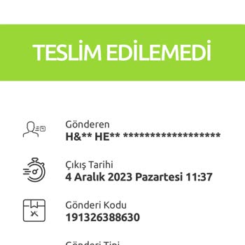 Yurtiçi Kargo Teslim Edilemedi Şikayeti