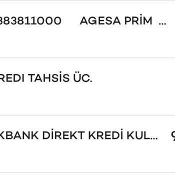 Agesa Bireysel Kredi Prim Tahsilatı
