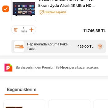 Hepsiburada Premium Üyeyim İndirimim Sepette Tanımlanmıyor