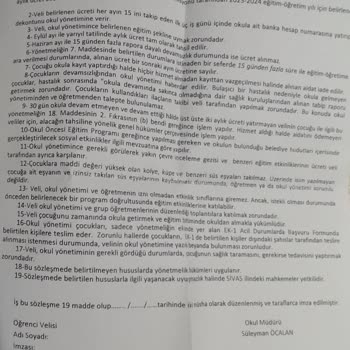 Milli Eğitim Bakanlığı (MEB) Ana Sınıfında İstenen Aidat