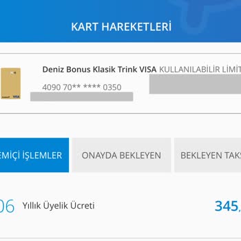 Denizbank Haksız Yıllık Üyelik Ücreti