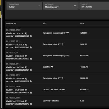 Palacebet Sitesi Jackpot Kazancımı Ve Ana Para Kazancımı Ödemedi Sildi