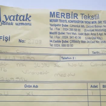 İşbir Yatak Ürün Teslim Edilmiyor