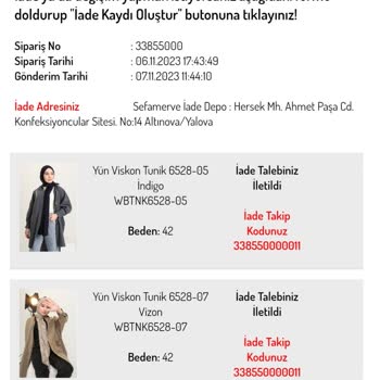 Sefamerve İade Ederken Paranızı Geri Alamıyorsunuz