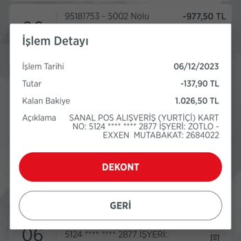 Exxen'in Bilgim Dışında Hesabımdan Para Çekmesi