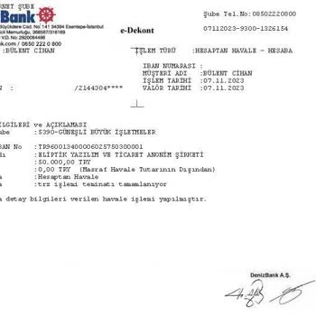 BTCTURK Paramın Geri İadesi İçin