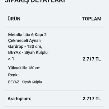 Ev Dekor Plaza Aldığımız Ürün Gönderilmedi