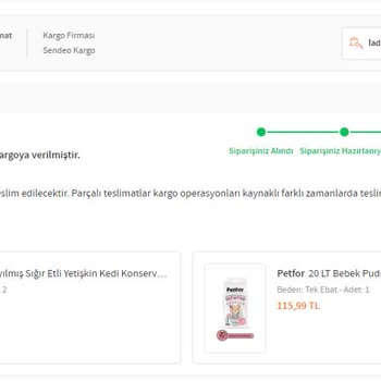 Trendyol 2 Haftadır Teslim Edilmeyen Siparişin İptal Edilememesi