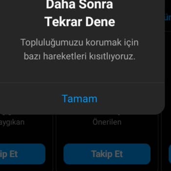 Instagram Takip İsteği Atamıyorum