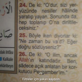 Meva Basım Yayın Kur'an Tefsirindeki İfade Tarzı Hakkında Şikayet